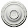 Dwellingdesigns 14.75 in. OD x 4 in. ID x 1.75 in. P Architectural Accents - Traditional Ceiling Medallion DW2572338